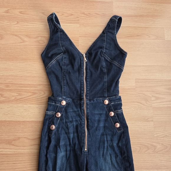 GUESS Reina Denim Jumpsuit - Picture 3 of 16